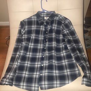 Women’s old navy large plaid shirt new without tag
